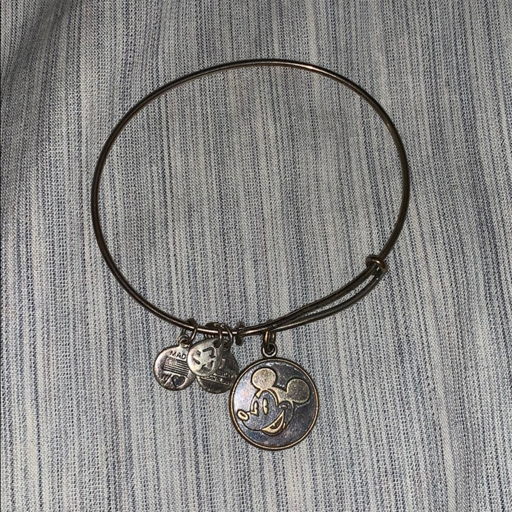Gold Alex and Ani Disney bracelet